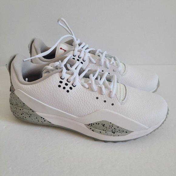 NEW Nike Air Jordan ADG 3 Golf Shoes CW7242-100 Size 8 White Cement